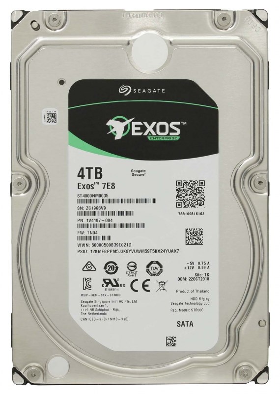 Жесткий диск Seagate 1V4107 4Tb SATA 3.5" HDD 1V4107 - фото 35365