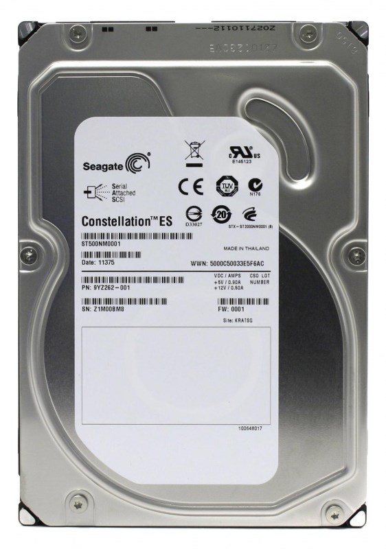 Жесткий диск Seagate ST500NM0001 500Gb SAS 3,5" HDD ST500NM0001 - фото 35374