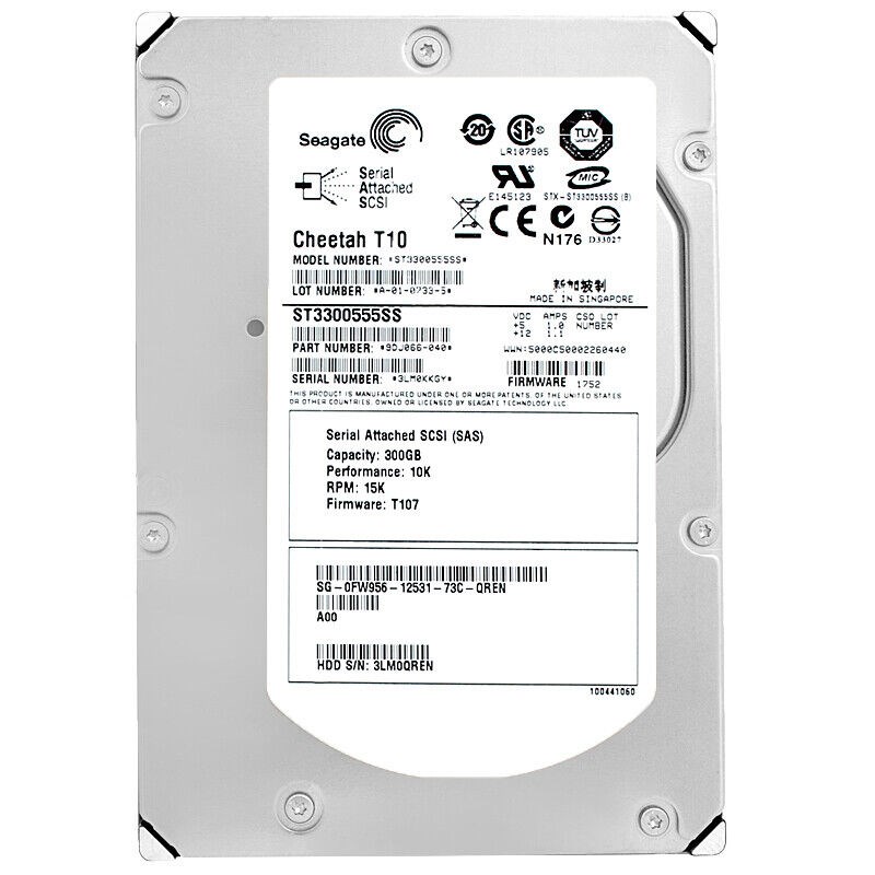 Жесткий диск Seagate 9DJ066 300Gb SAS 3,5" HDD 9DJ066 - фото 35399