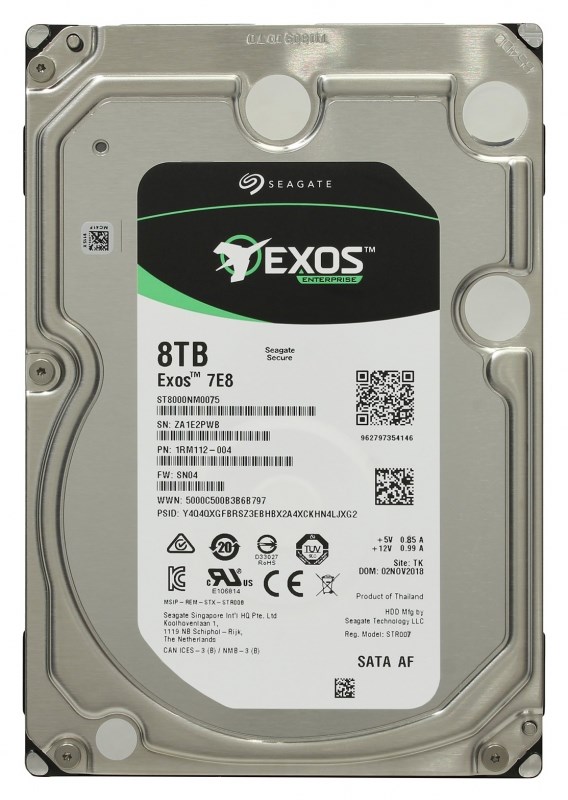 Жесткий диск Seagate 1RM212 8Tb 7200 SAS 3,5" HDD 1RM212 - фото 35437