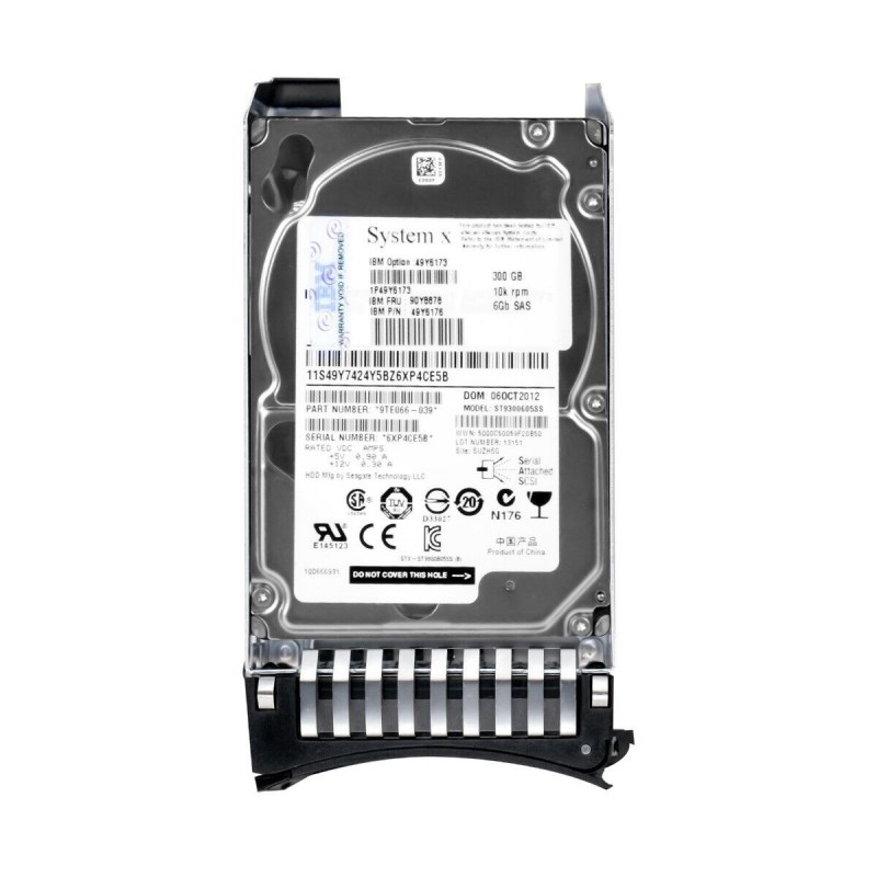 Жесткий диск IBM 49Y6176 300Gb 10000 SAS 2,5" HDD 49Y6176 - фото 35471