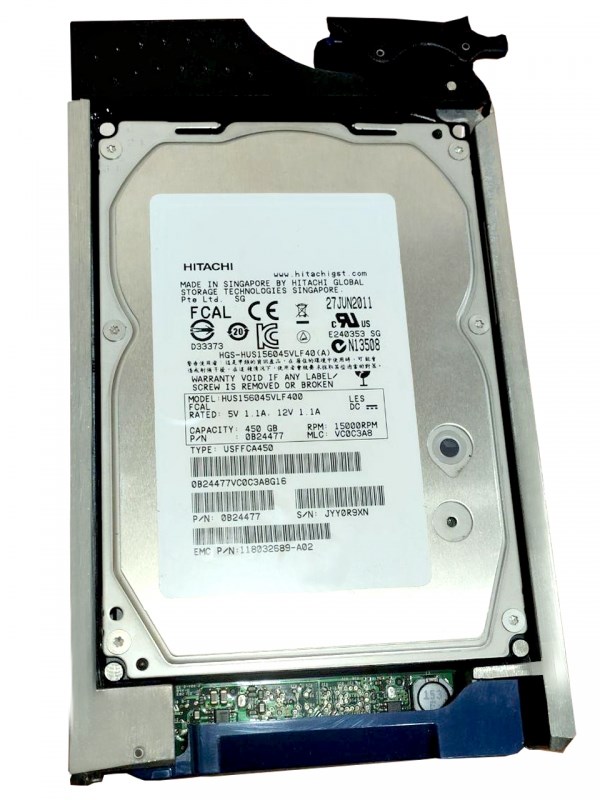 Жесткий диск EMC 118032689-A02 450Gb Fibre Channel 3,5" HDD 118032689-A02 - фото 35490