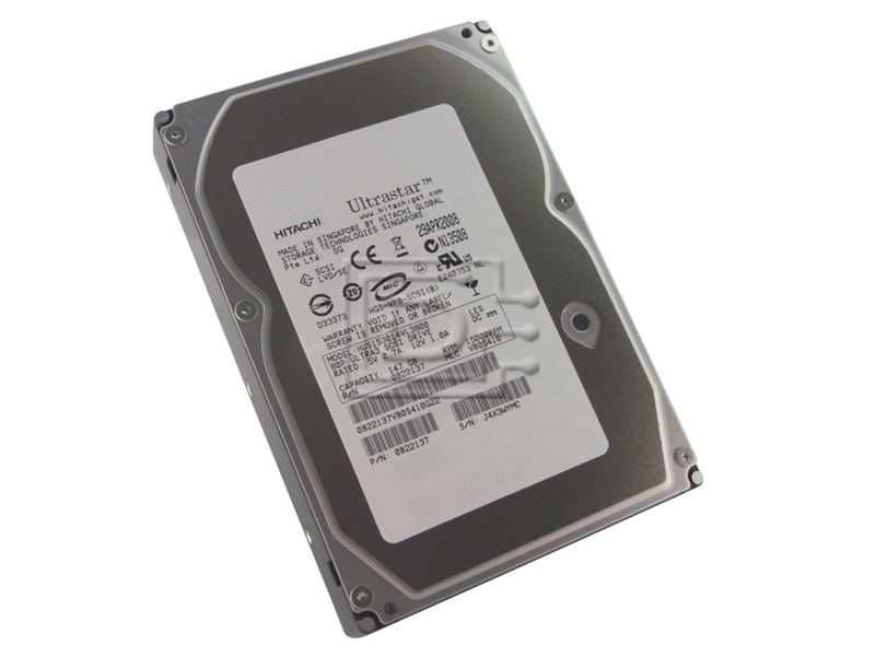 Жесткий диск Hitachi HUS153014VL3800 147Gb 15000 U320SCSI 3.5" HDD HUS153014VL3800 - фото 35510