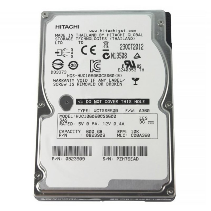 Жесткий диск Hitachi HUC106060CSS600 600Gb SAS 2,5" HDD HUC106060CSS600 - фото 35566