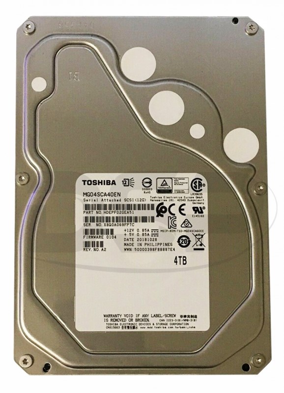 Жесткий диск Toshiba HDEPF02GEA51 4Tb 7200 SAS 3,5" HDD HDEPF02GEA51 - фото 35691