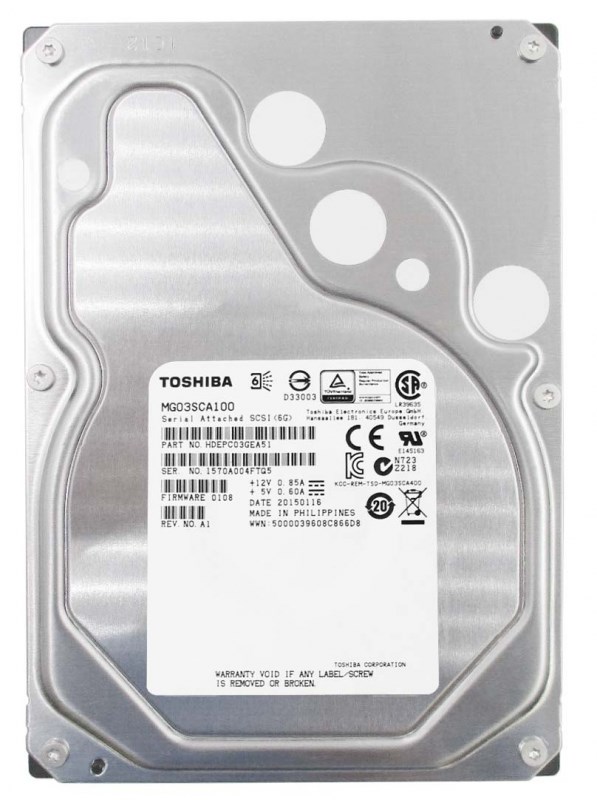 Жесткий диск Toshiba HDEPC03GEA51 1Tb SAS 3,5" HDD HDEPC03GEA51 - фото 35766