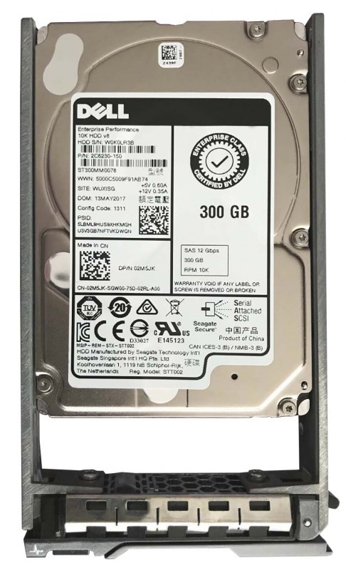 Жесткий диск Dell ST300MM0078 300Gb SAS 2.5" HDD ST300MM0078 - фото 35828