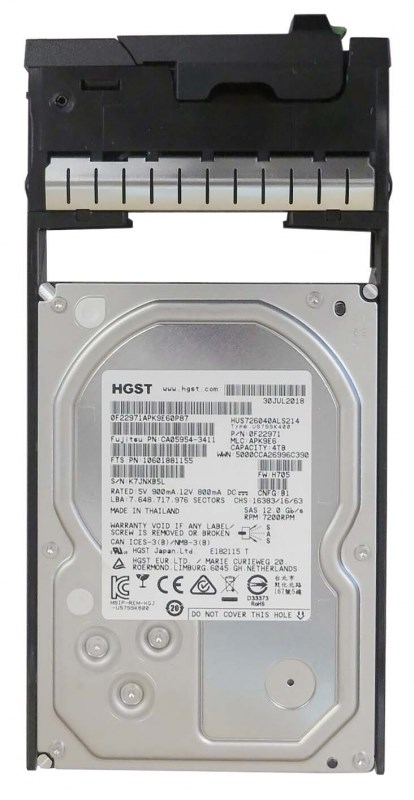 Жесткий диск Fujitsu CA05954-3411 4TB SAS HDD 3,5" CA05954-3411 - фото 35852