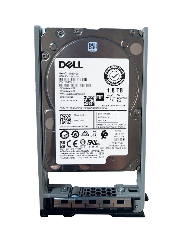 Жесткий диск Dell 1XJ233-151 1.8Tb 10000 SAS 2,5" HDD 1XJ233-151 - фото 35864