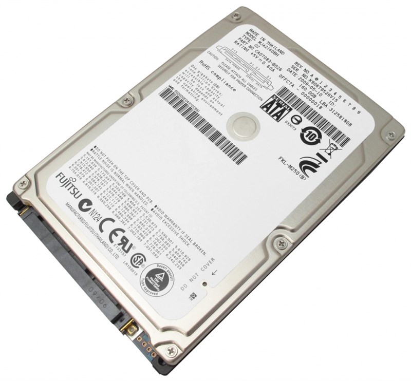 Жесткий диск Fujitsu MJA2160BH G2 160Gb 5400 SATAII 2,5" HDD MJA2160BH G2 - фото 35916