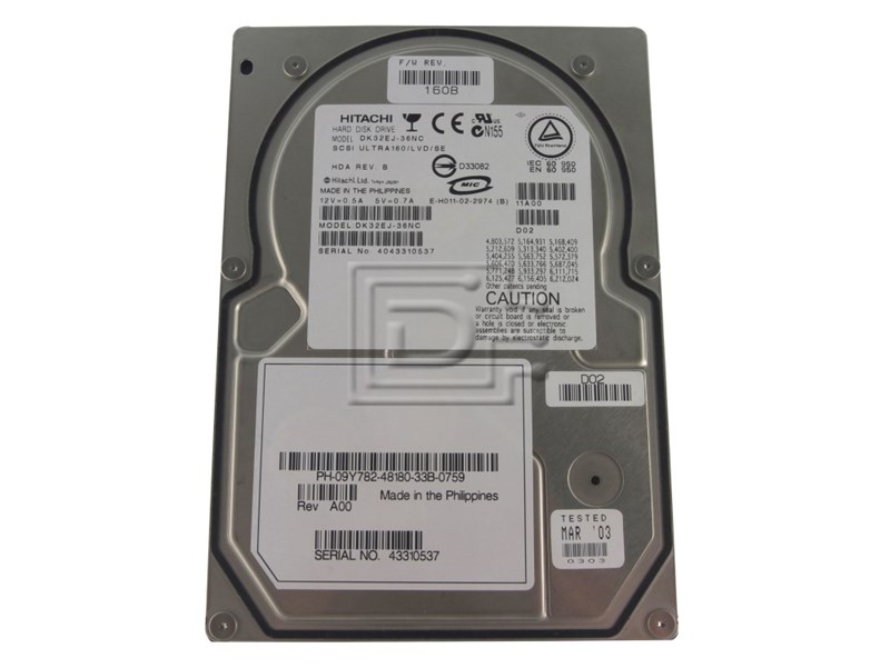 Жесткий диск Sun DK32EJ36NSUN36G 36Gb 10000 U320SCSI 3.5" HDD DK32EJ36NSUN36G - фото 36162