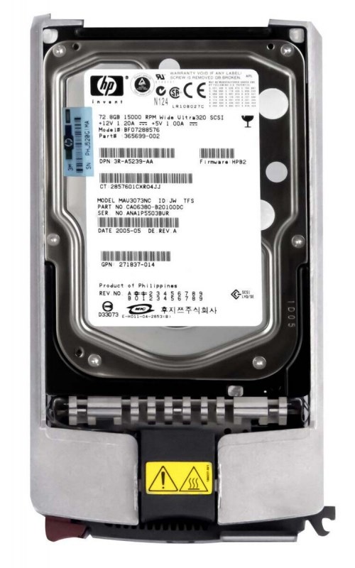 Жесткий диск HP CA06380-B20100DC 72,8Gb U320SCSI 3.5" HDD CA06380-B20100DC - фото 36341