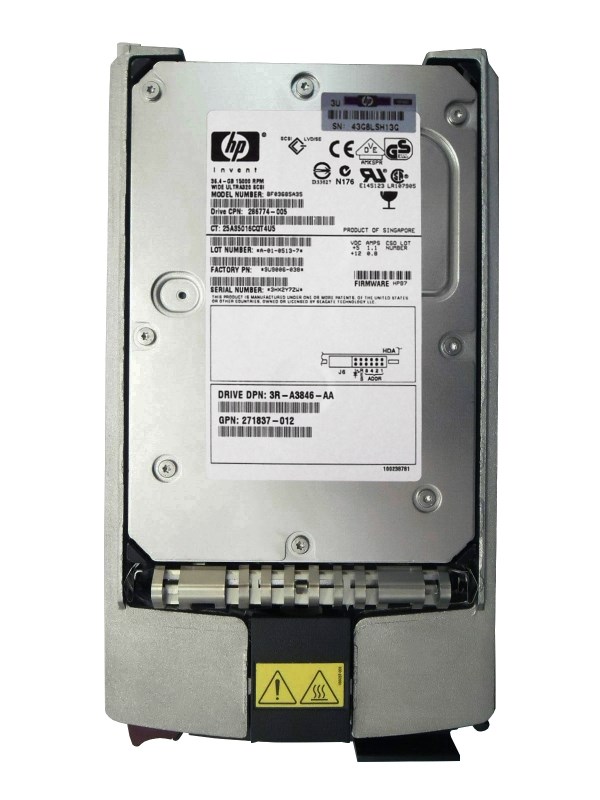 Жесткий диск HP 271037-012 36,4Gb U320SCSI 3.5" HDD 271037-012 - фото 36374