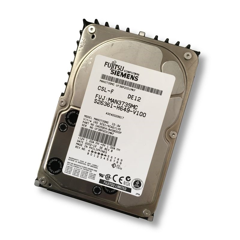 Жесткий диск Fujitsu S26361-H649-V100 36Gb U320SCSI 3.5" HDD S26361-H649-V100 - фото 36431