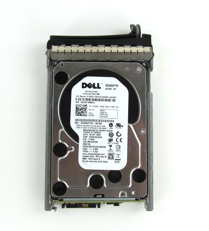 Жесткий диск Dell 0J164R 2Tb SATAII 3,5" HDD 0J164R - фото 36902