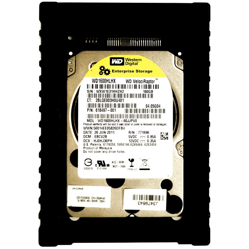 Жесткий диск HP 618497-001 160Gb SATAII 2,5" HDD 618497-001 - фото 37045