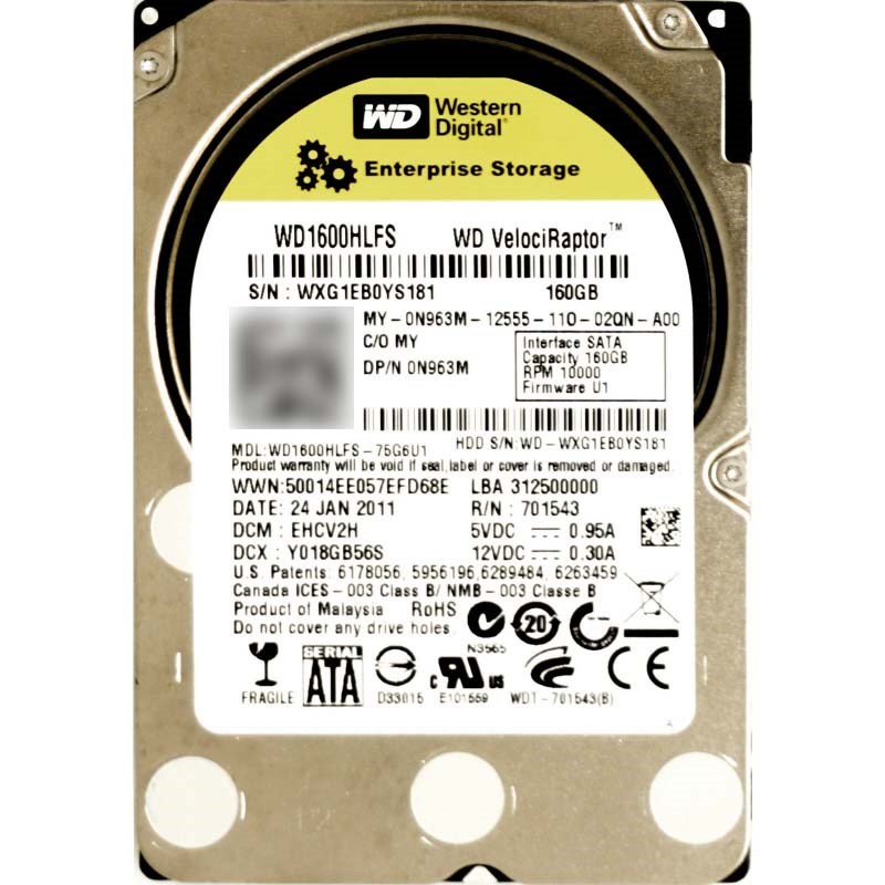 Жесткий диск Dell N963M 160Gb SATAII 2,5" HDD N963M - фото 37070