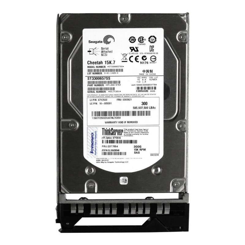 Жесткий диск Lenovo SL10A28348 300Gb 15000 SAS 3,5" HDD SL10A28348 - фото 37403