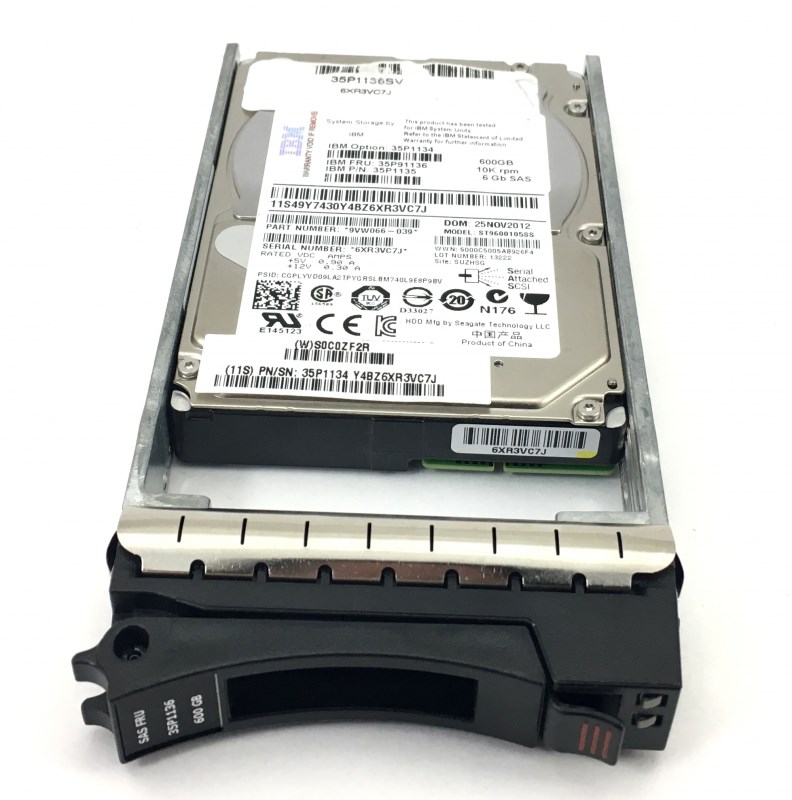 Жесткий диск IBM 35P1135 600Gb 10000 SAS 2,5" HDD 35P1135 - фото 37591