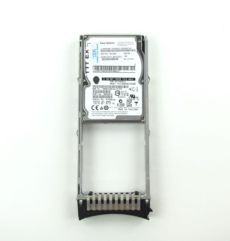 Жесткий диск IBM 74Y9286 900Gb 10000 SAS 2,5" HDD 74Y9286 - фото 37666