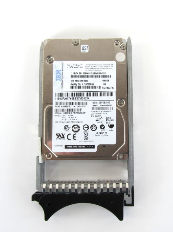 Жесткий диск IBM 00FJ017 600Gb 15000 SAS 2,5" HDD 00FJ017 - фото 37672