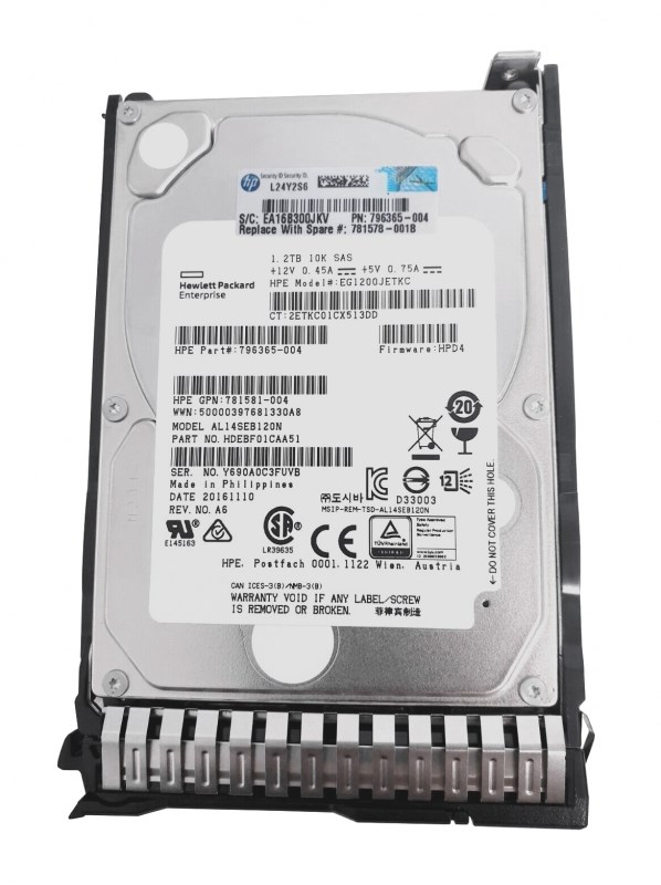 Жесткий диск HP HDEBF01CAA 1,2Tb 10500 SAS 2,5" HDD HDEBF01CAA - фото 37757