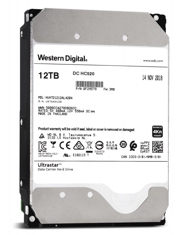 Жесткий диск HGST HUH721212AL4204 12Tb 7200 SAS 3,5" HDD HUH721212AL4204 - фото 37852