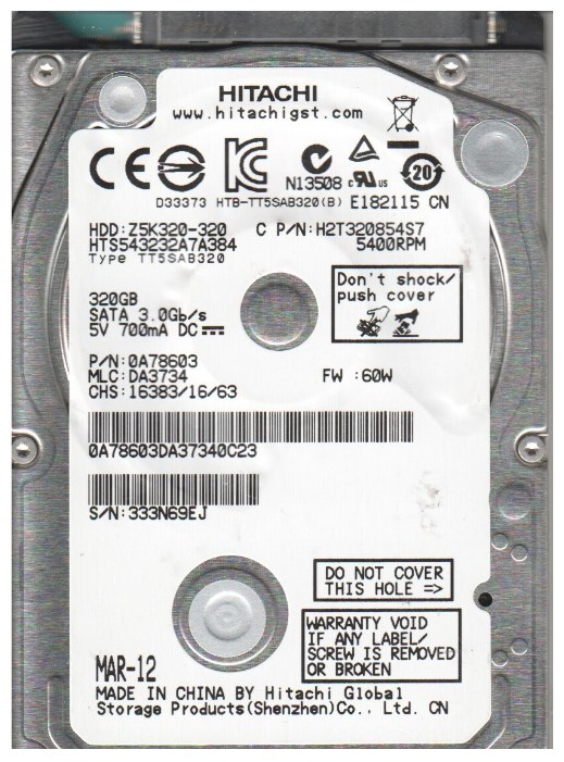 Жесткий диск HGST HUC156045CSS201 450Gb 15000 SAS 2,5" HDD HUC156045CSS201 - фото 37901