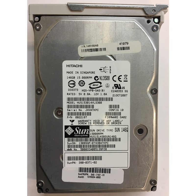 Жесткий диск Sun 390-0371 146Gb SAS 3,5" HDD 390-0371 - фото 38037