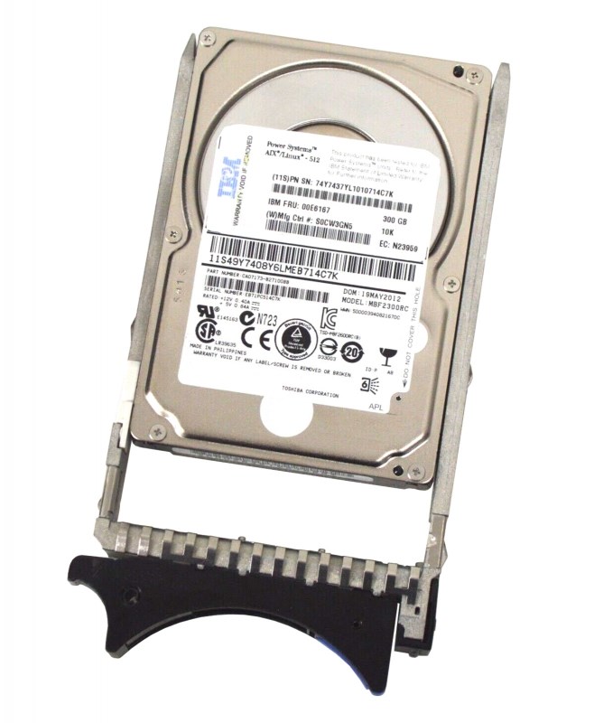 Жесткий диск IBM 49Y7408 300Gb SAS 2,5" HDD 49Y7408 - фото 38351