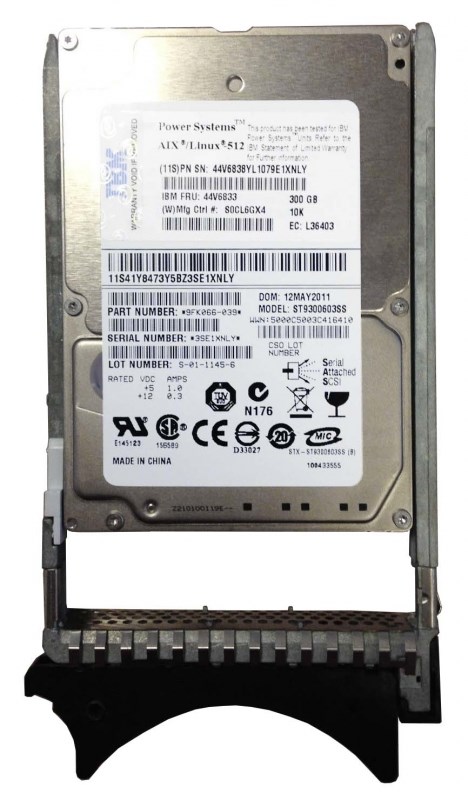 Жесткий диск IBM 44V6831 300Gb SAS 2,5" HDD 44V6831 - фото 38364