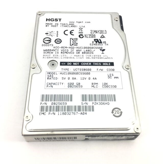 Жесткий диск EMC 0B25659 600Gb SAS 2,5" HDD 0B25659 - фото 38738