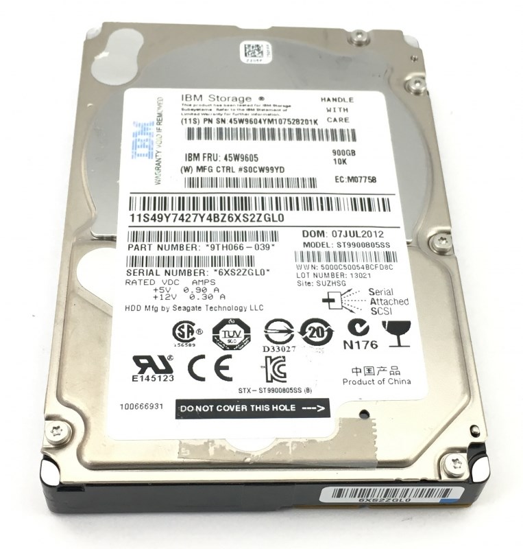 Жесткий диск IBM 81Y2464 900Gb 10000 Fibre Channel 2,5" HDD 81Y2464 - фото 39120