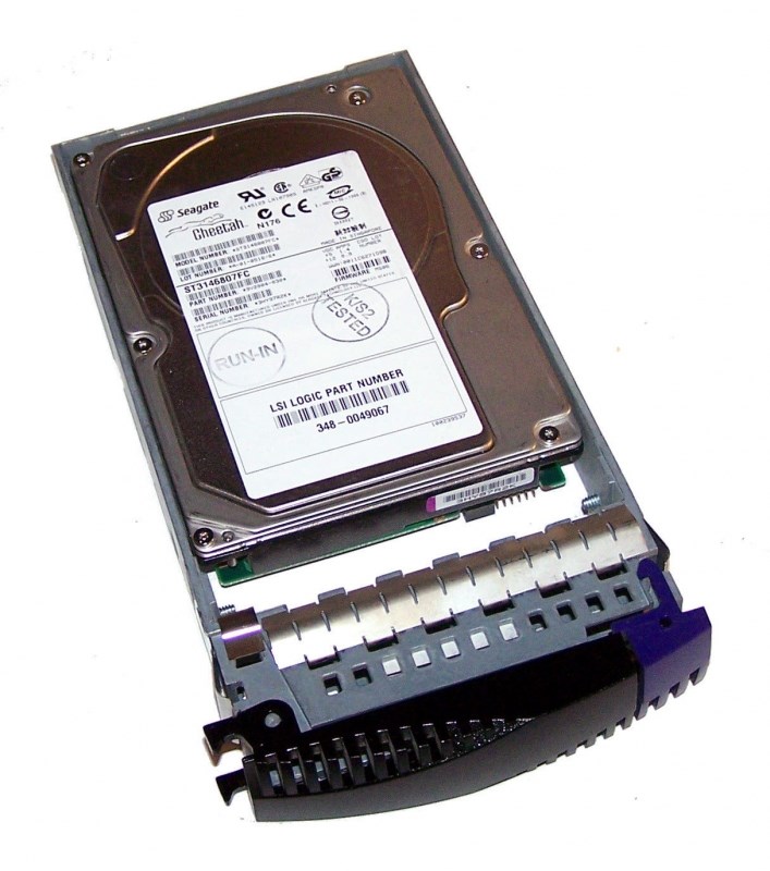 Жесткий диск LSI 348-0049067 146,8Gb Fibre Channel 3,5" HDD 348-0049067 - фото 39234