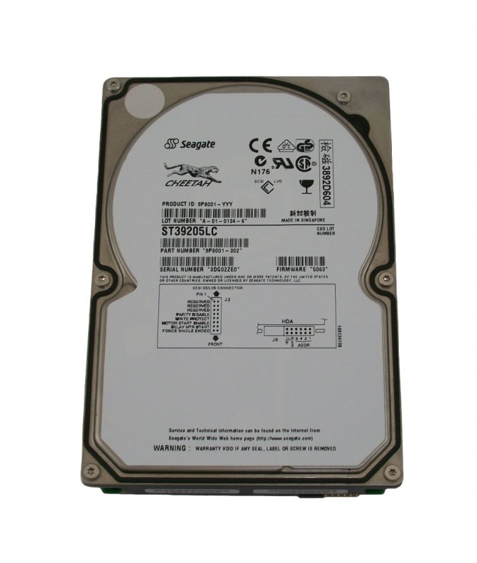 Жесткий диск Seagate ST39205LC 18,4Gb 10000 U160SCSI 3.5" HDD ST39205LC - фото 39745