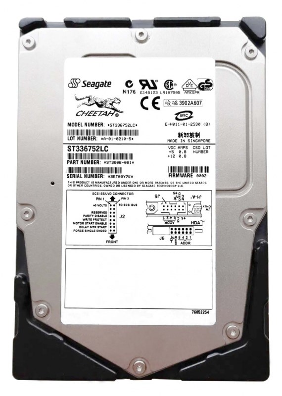 Жесткий диск Seagate 9T3006 36,7Gb U160SCSI 3.5" HDD 9T3006 - фото 39823