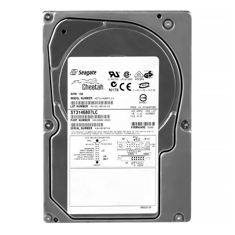 Жесткий диск Seagate 9V2006 146,8Gb U320SCSI 3.5" HDD 9V2006 - фото 39900