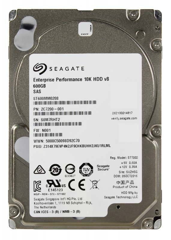 Жесткий диск Seagate ST600MM0208 600Gb 10000 SAS 2,5" HDD ST600MM0208 - фото 39947