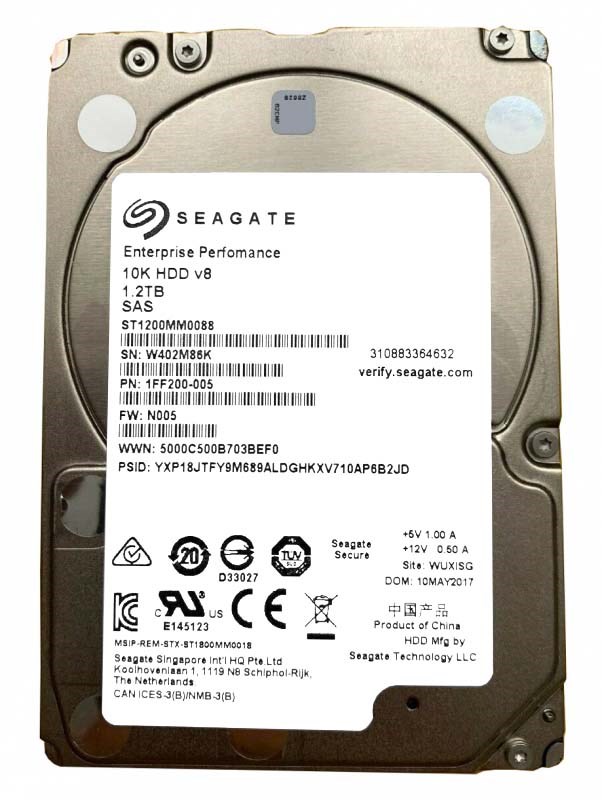 Жесткий диск Seagate 1FF200 1200Gb SAS 2,5" HDD 1FF200 - фото 40028