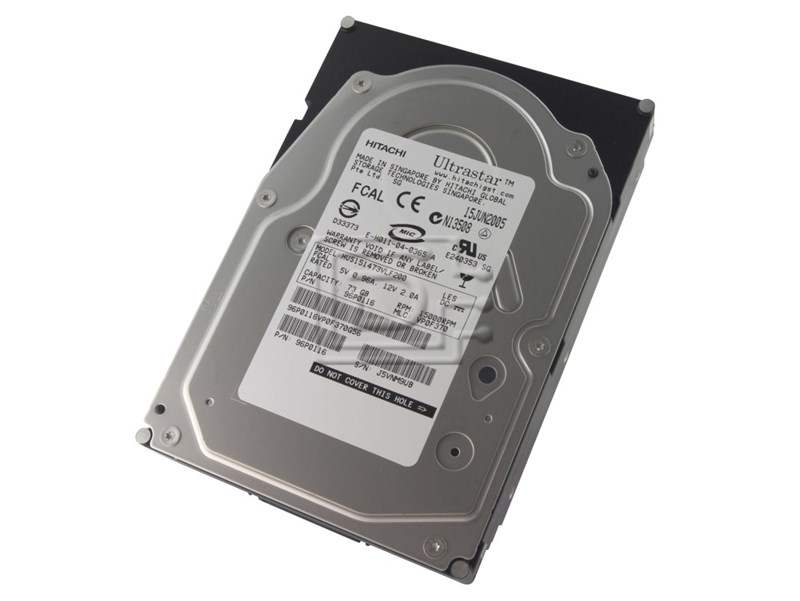 Жесткий диск Hitachi HUS151473VLF200 73,4Gb 15000 Fibre Channel 3,5" HDD HUS151473VLF200 - фото 40446