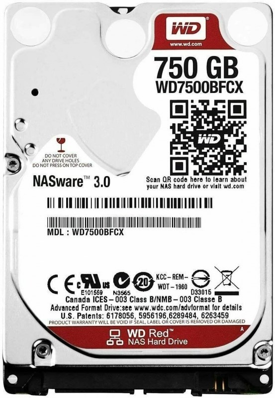 Жесткий Диск Western Digital WD7500BFCX 750Gb SATAIII 2,5" HDD WD7500BFCX - фото 40752