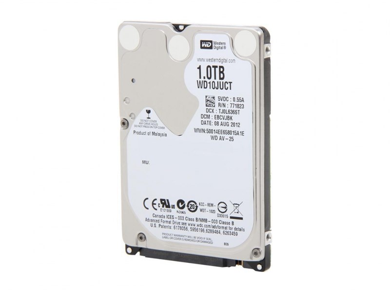 Жесткий диск Western Digital WD10JUCT 1Tb 5400 SATAIII 2,5" HDD WD10JUCT - фото 40869