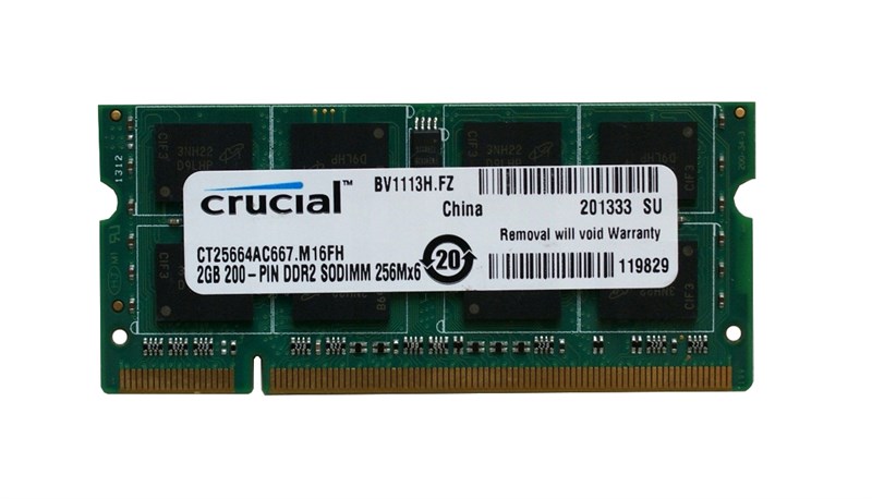 Оперативная память Crucial CT25664AC667.M16FH DDRII 2GB CT25664AC667.M16FH - фото 41154