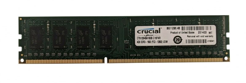 Оперативная память Crucial CT51264BA160B.C16FKR DDRIII 4GB CT51264BA160B.C16FKR - фото 41198