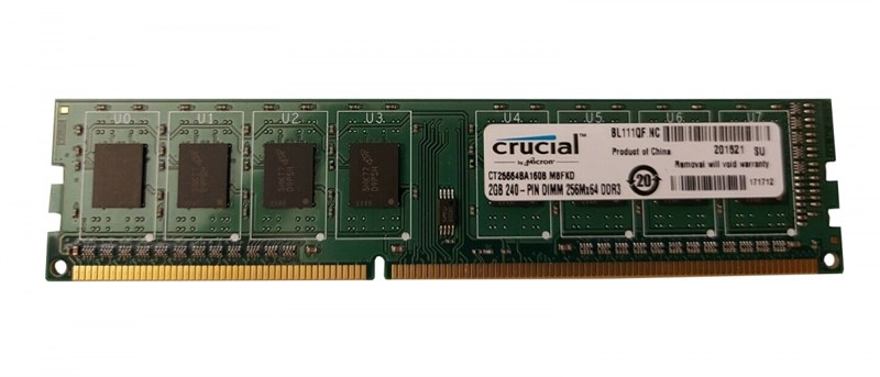 Оперативная память Crucial CT25664BA160B.M8FKD DDRIII 2GB CT25664BA160B.M8FKD - фото 41201