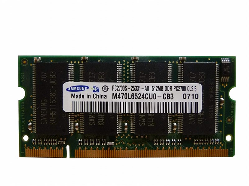 Оперативная память Samsung M470L6524CU0-CB3 DDR 512Mb M470L6524CU0-CB3 - фото 41349