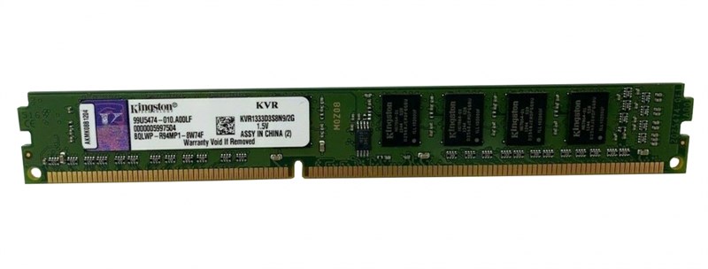 Оперативная память Kingston KVR1333D3S8N9/2G DDRIII 2Gb KVR1333D3S8N9/2G - фото 41589