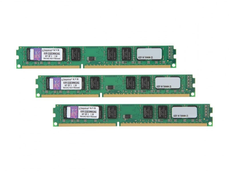 Оперативная память Kingston KVR1333D3N9K3/6G DDRIII 6Gb KVR1333D3N9K3/6G - фото 41608