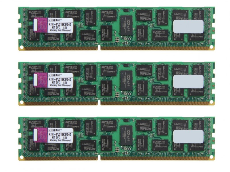 Оперативная память Kingston KTH-PL313K3/24G DDRIII 24Gb KTH-PL313K3/24G - фото 41686