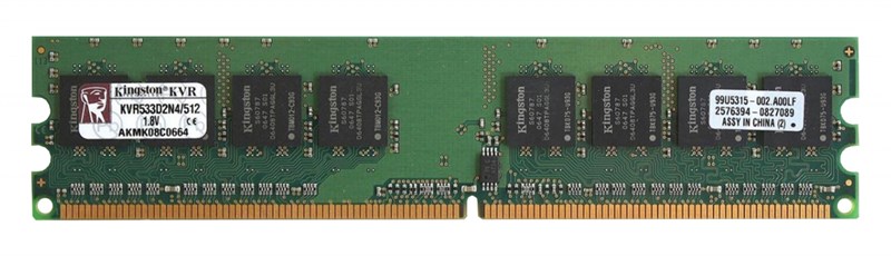 Оперативная память Kingston KVR533D2N4/512 DDRII 512Mb KVR533D2N4/512 - фото 41823